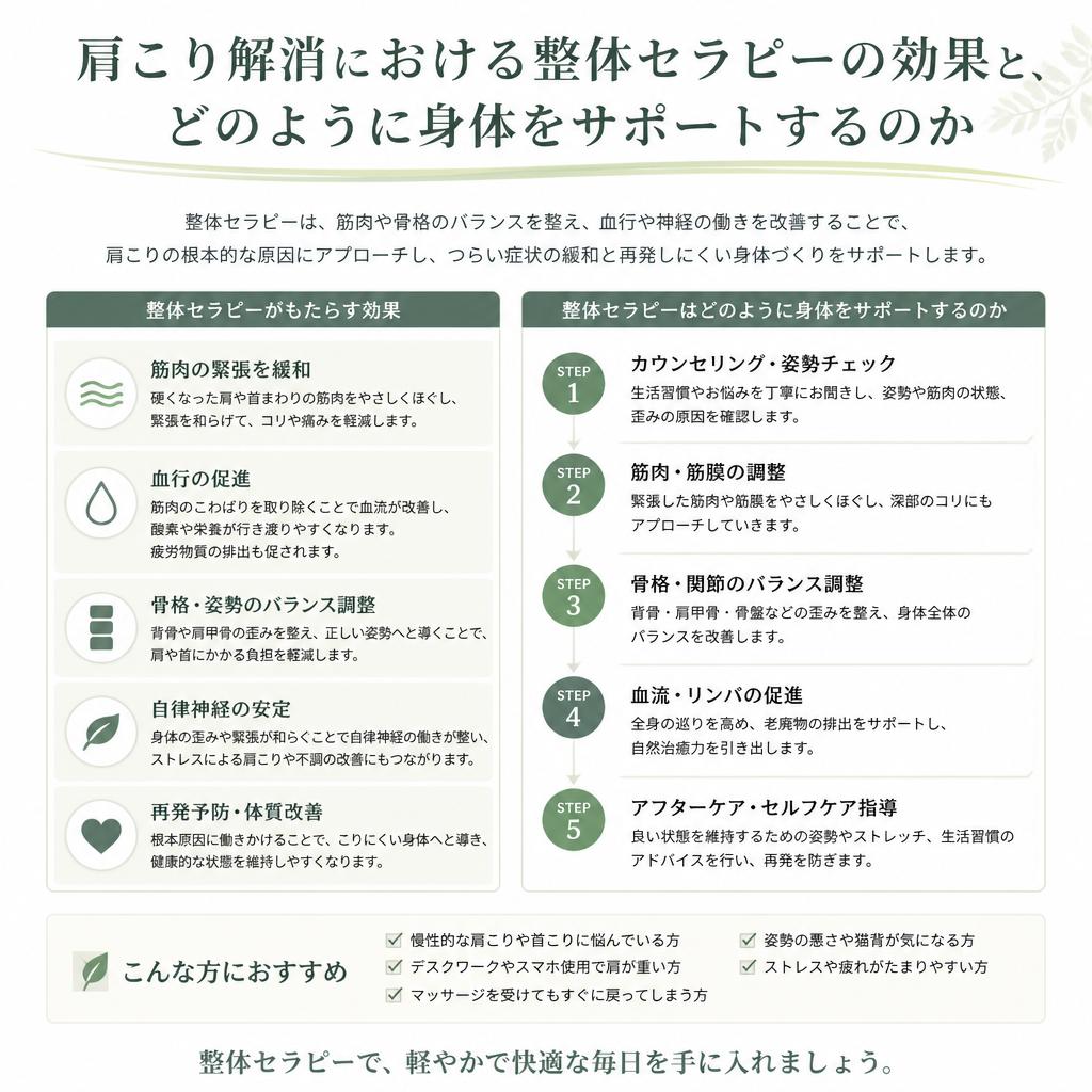 整体セラピーの重要性