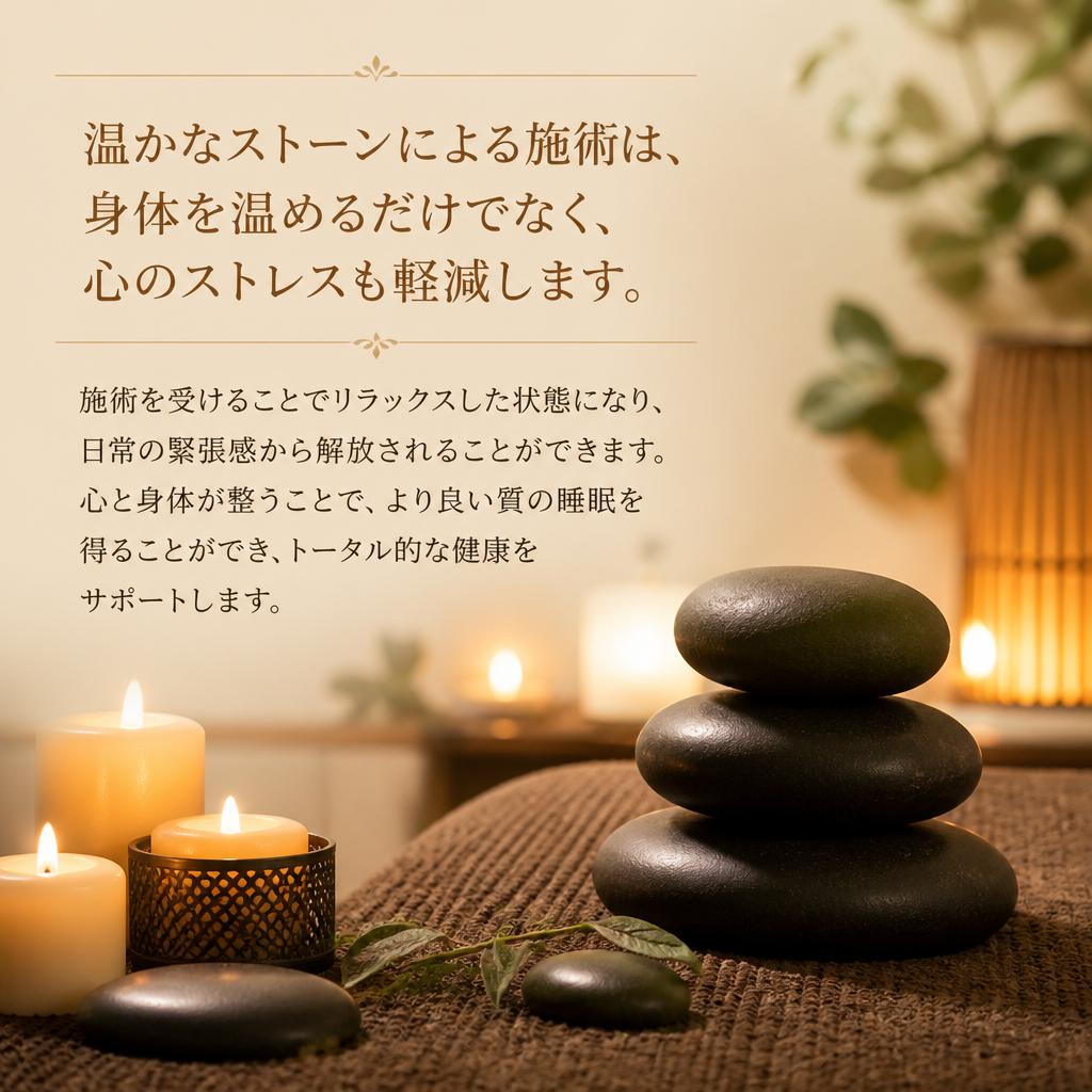 リラックス効果で心と身体を整える