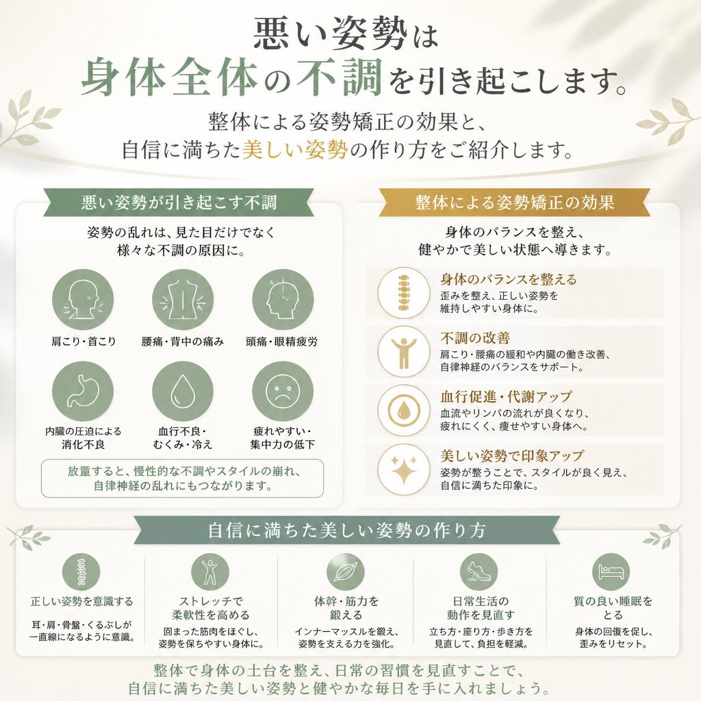 5. 姿勢矯正で美しい身体を手に入れる