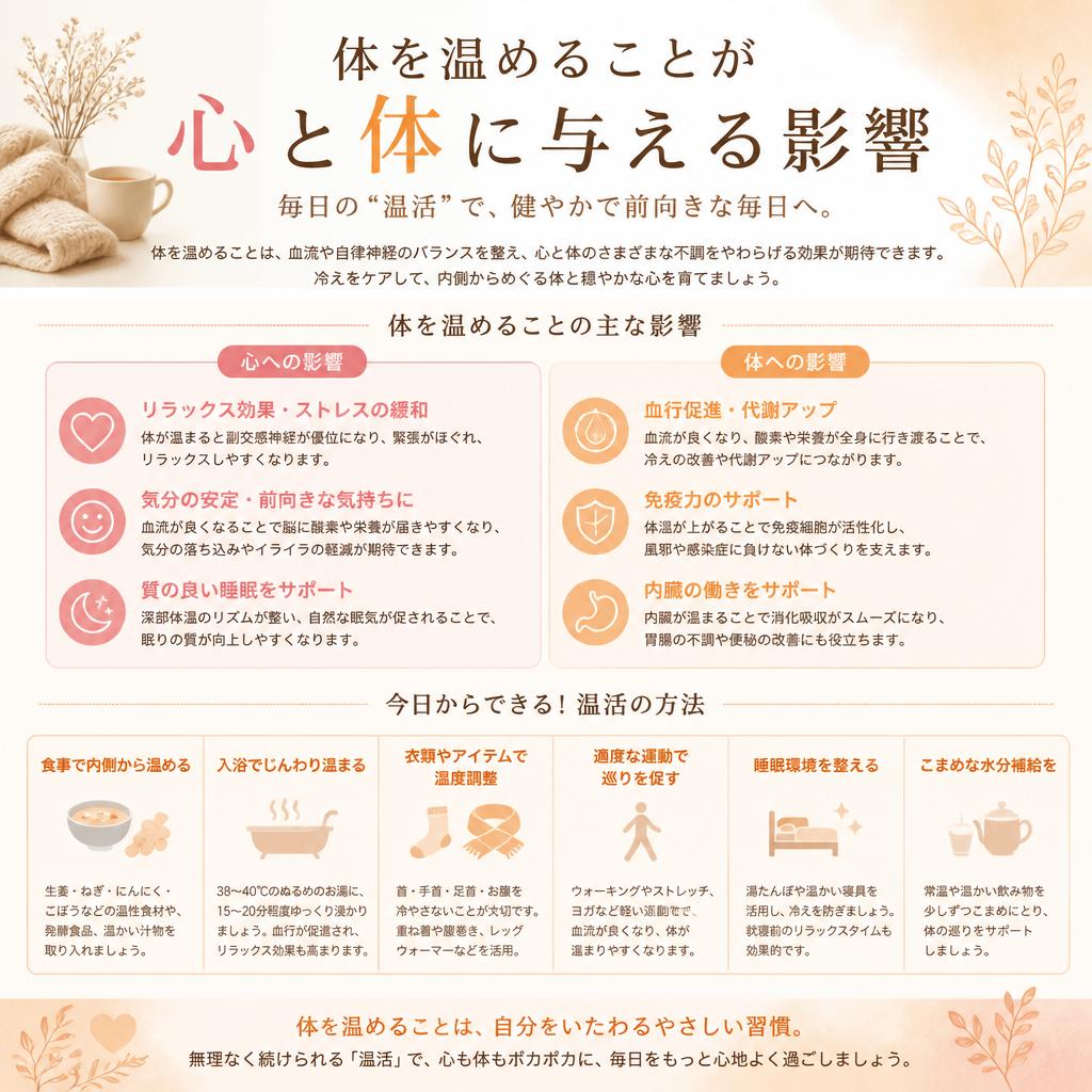 4. 温活で心地よい体づくり