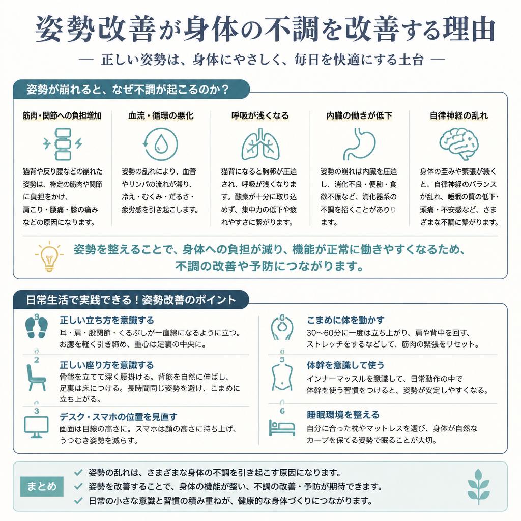 5. 正しい姿勢がもたらすメリット