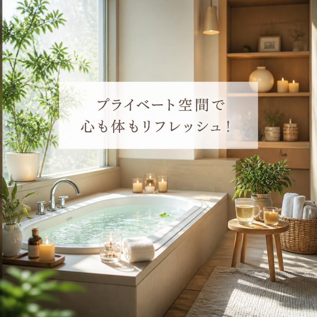 プライベート空間で心も体もリフレッシュ！