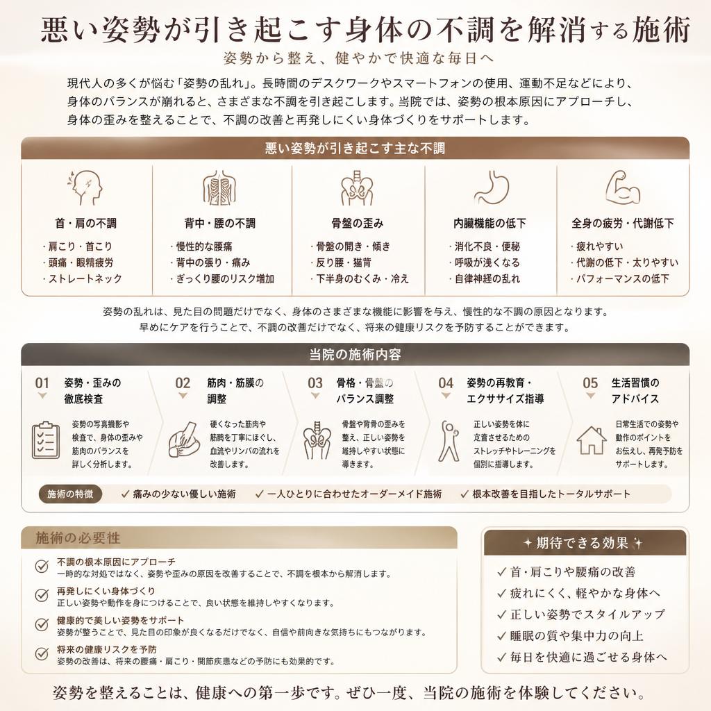 2. 姿勢改善の重要性
